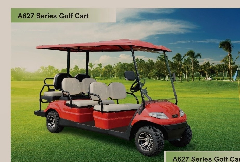 A627.4+2 Electric 6 Passengers Golf Cart 4+2 seats Golf Buggy Club Car