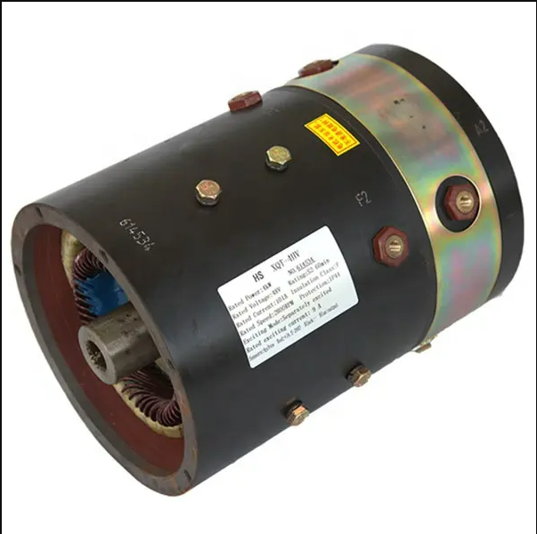 Chinese manufacture brushed 48v 4kw dc motor for golf carts and electric forklift