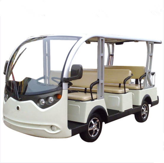 New 11Seats Closed Electric Sightseeing Car Shuttle Bus Tourist Bus Mini Bus Made In China