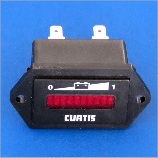 48 Volt Battery Gauge, Status Indicator w/relay Output - Golf Cart