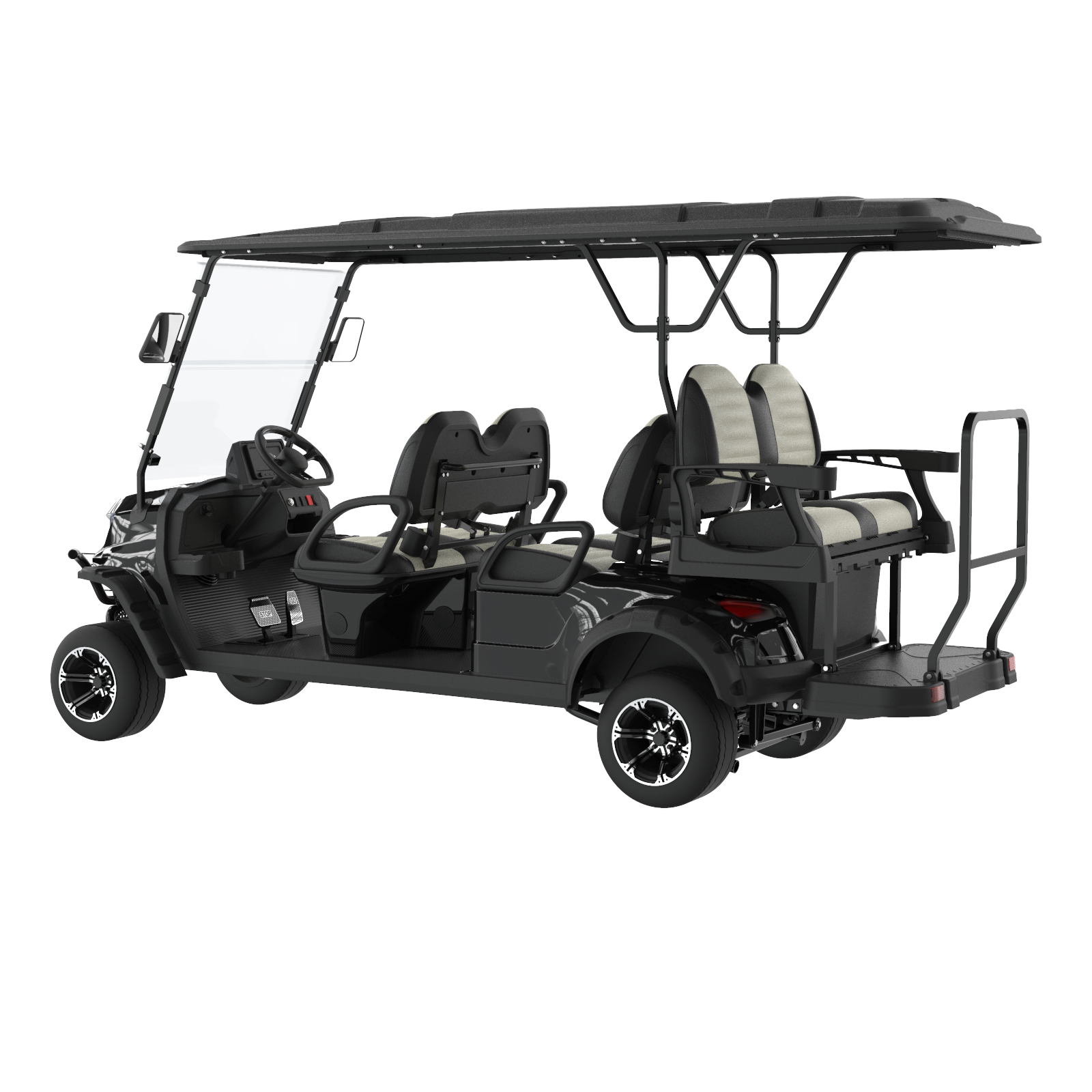 Golf Car New Brand Model China Wholesale Golf Buggy Lifted Car 4+2 6 Seats