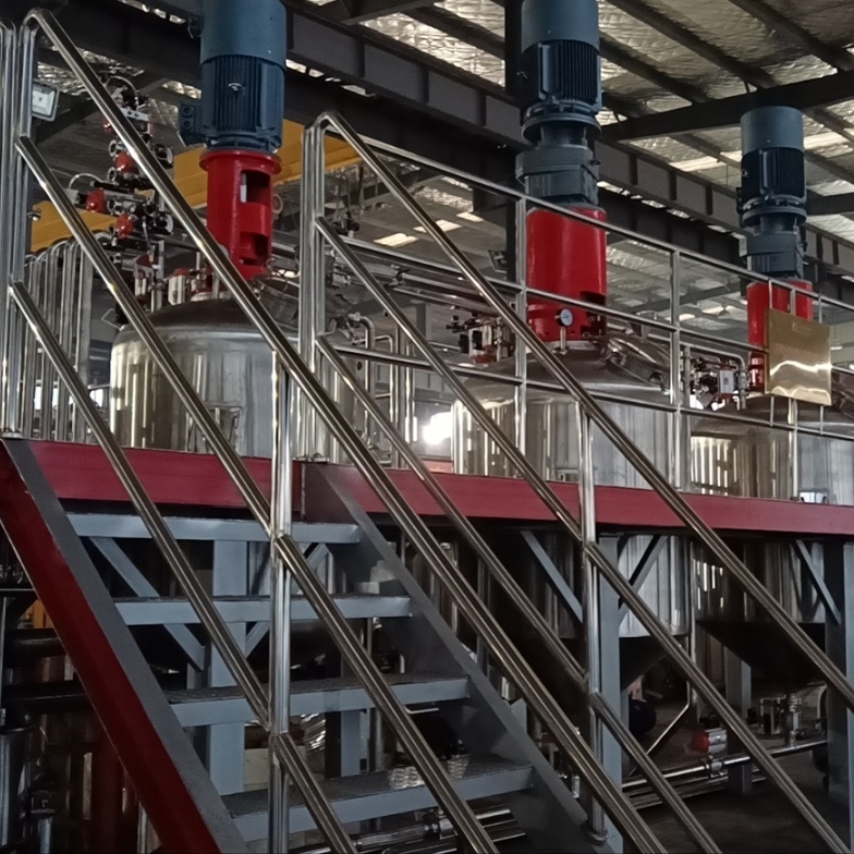 Water based paint production line paint mixing machine and emulsion paint complete production line