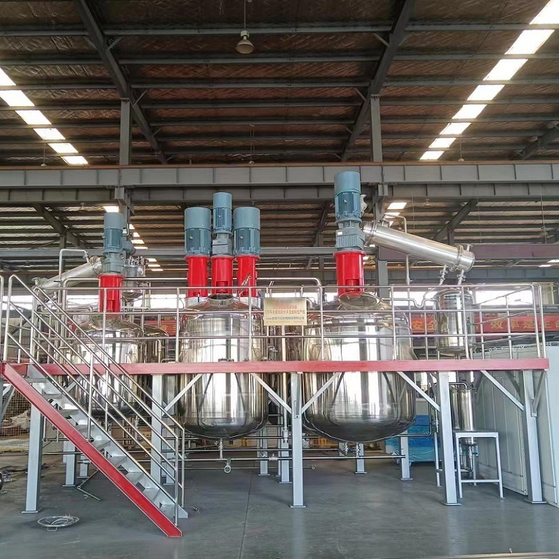 Water based paint production line paint mixing machine and emulsion paint complete production line