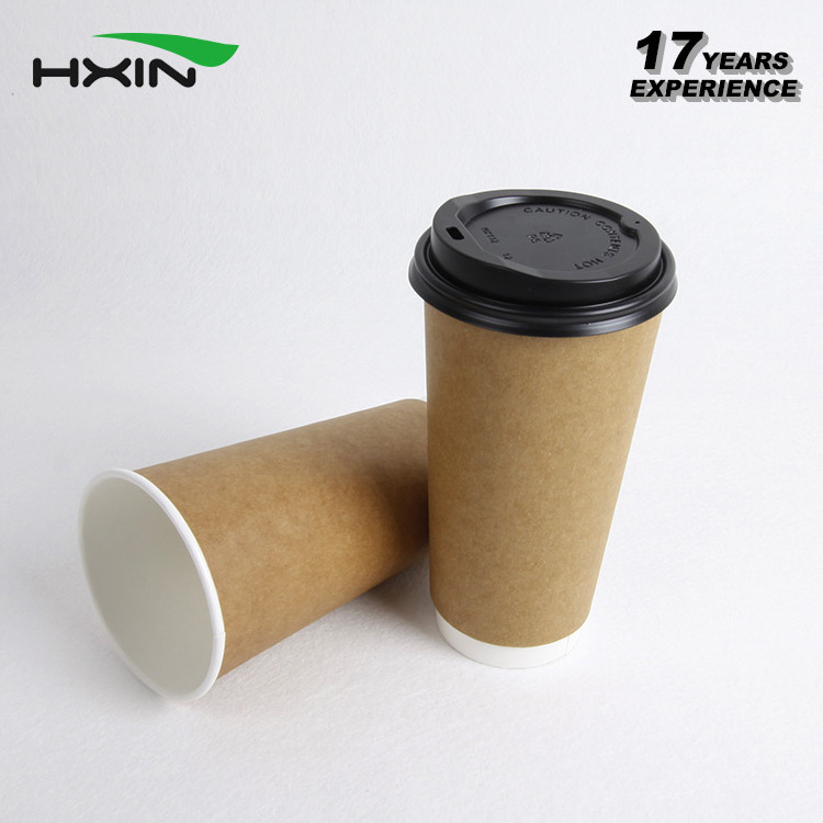 wholesale double single wall custom logo printed hot drinking 4oz 8oz 16oz bubble tea disposable paper coffee cups