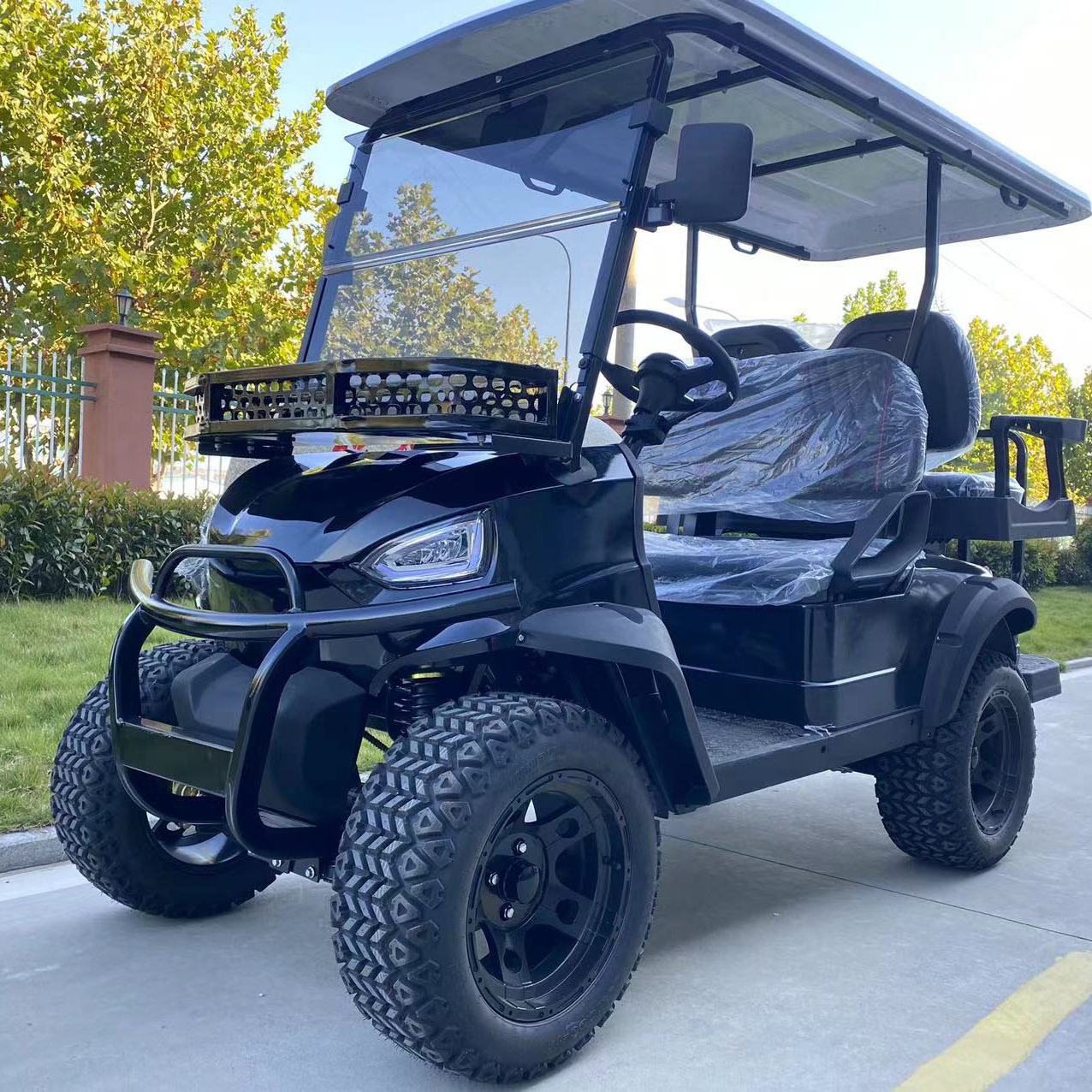 Farm Used Electric Elwctric Golf Cart 6 Seat 72v Ac System Off Road Off-road Golf Cart