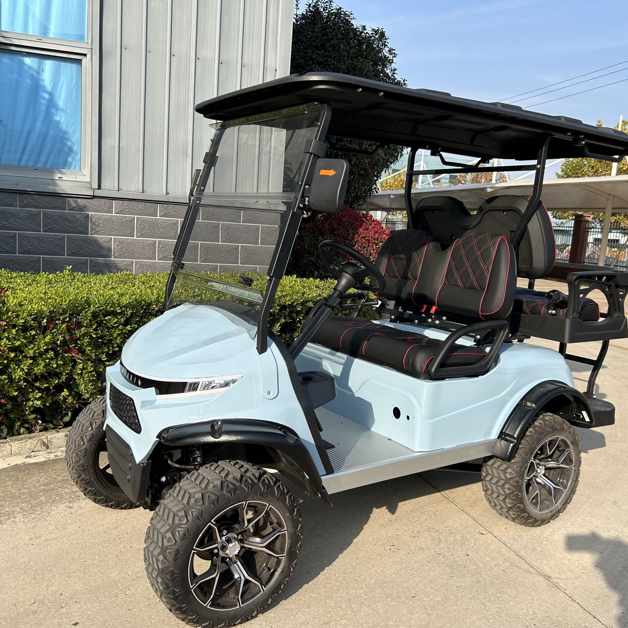 Off Road Street Legal 48v 72v Lithium Battery Karts Car Buggy Utility Vehicle 6 Seater Golf Cart Luxury