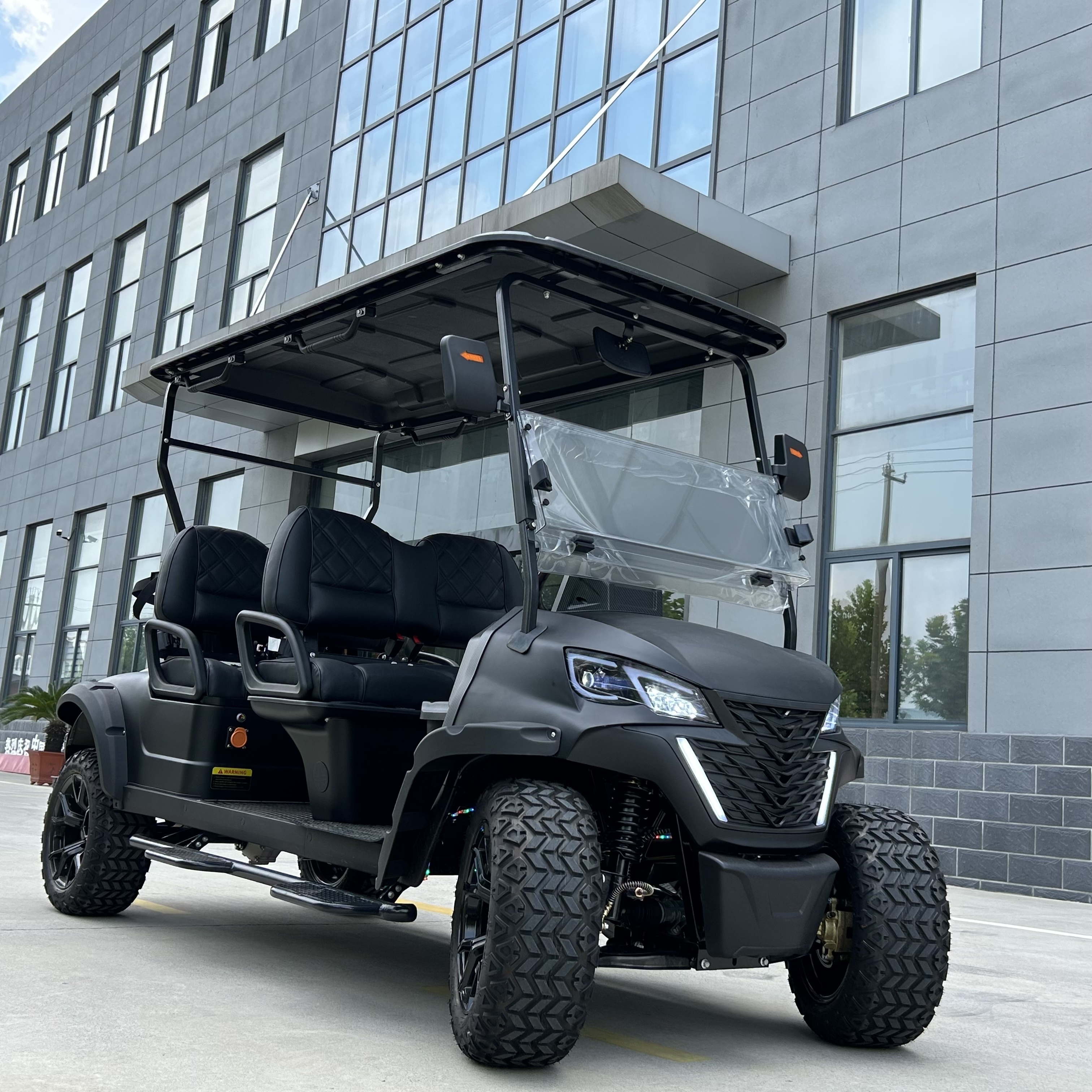 Discount Price Huaxin Golf Cart Electric 6 Seater 4x4 Lift Kit Lithium 72 Volt Battery Hunting Buggy