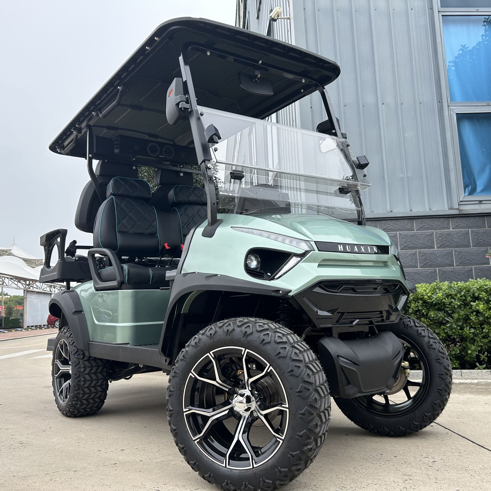 HUAXIN Golf Cart Customized Luxury Zone Club Car Golf Cart Electric 6 Seater