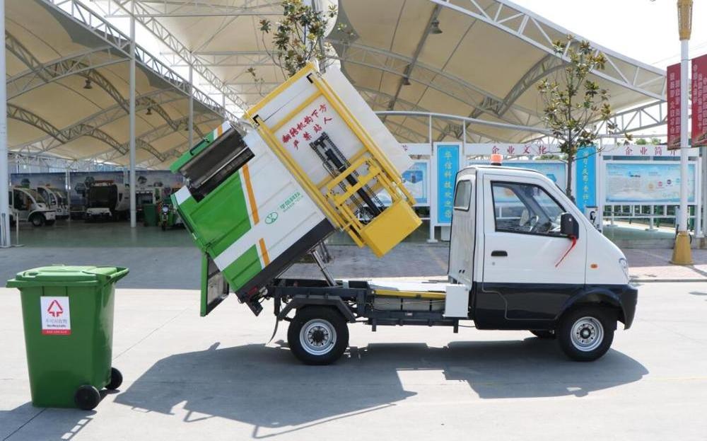 Electric garbage truck/campus mini trucks dumper at low speed/environmental economy dump truck