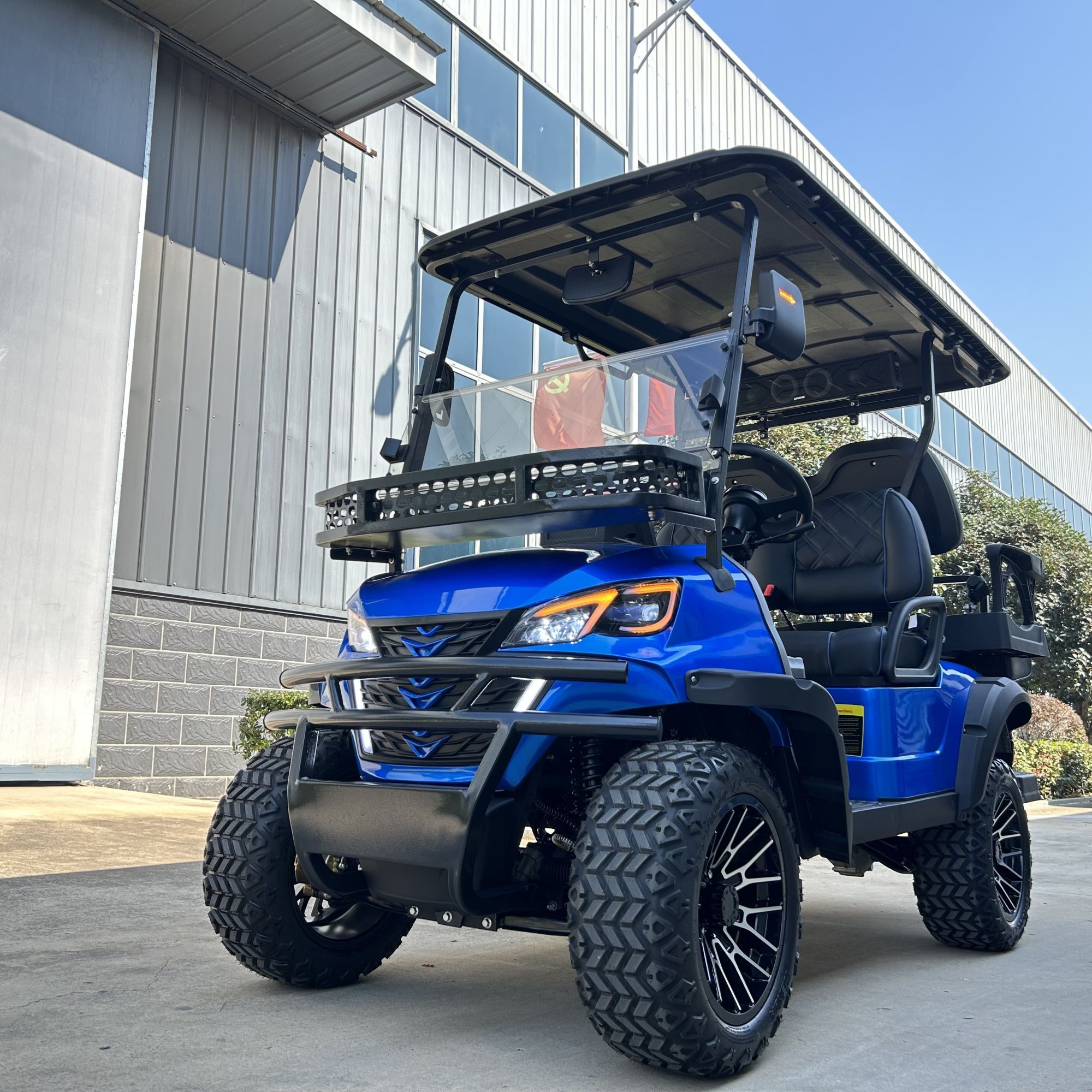 48/72 Volt Offroad Cheap Chinese Golf Cart 4 Wheel Drive 4 Wheel Drive Pink Golf Cart