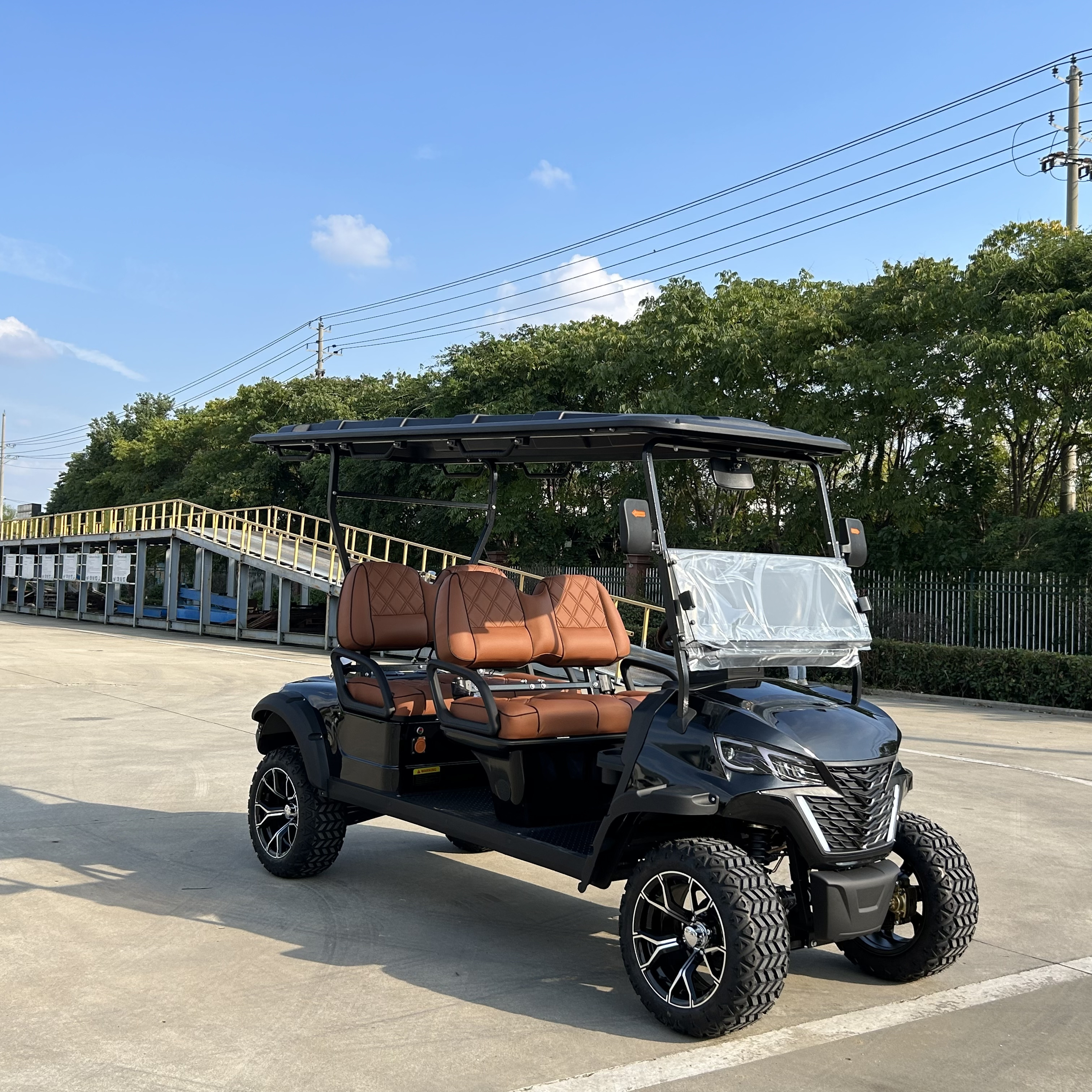 HUAXIN Golf Carts Manufacturers Utility Lithium Battery Golf Cart Trailers