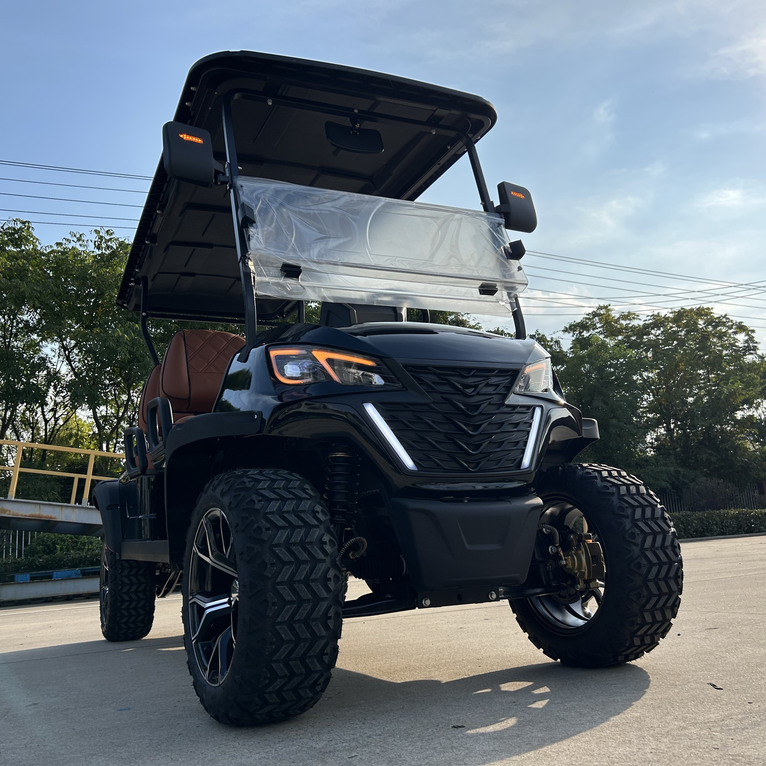 HUAXIN Golf Carts Manufacturers Utility Lithium Battery Golf Cart Trailers