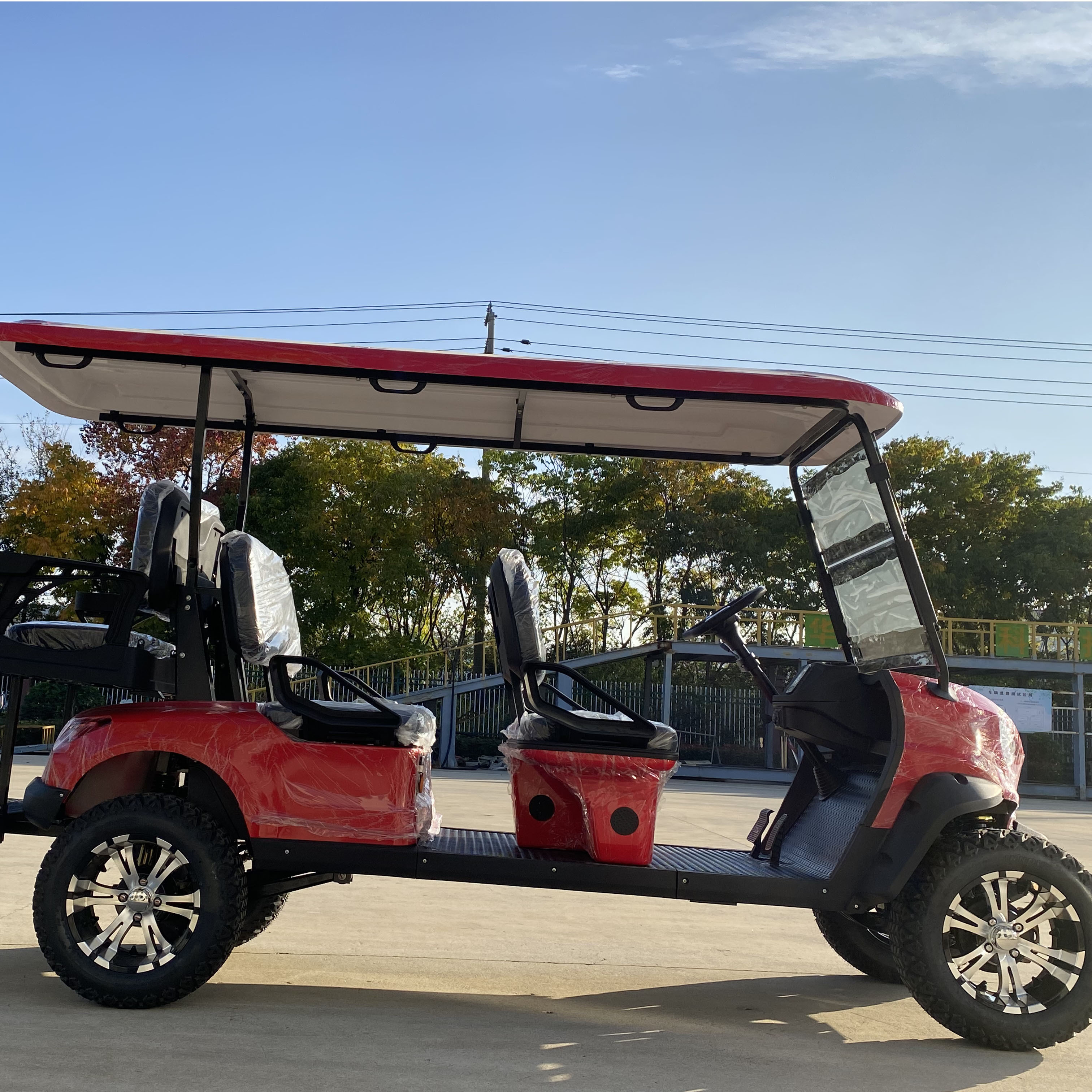 Farm Used Electric Elwctric Golf Cart 6 Seat 72v Ac System Off Road Off-road Golf Cart