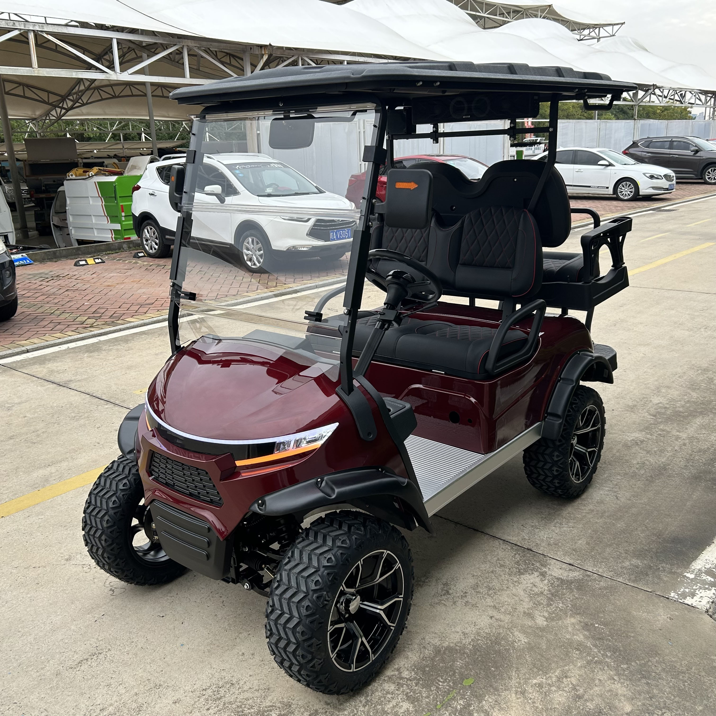 Chinese 2 4 6 Seater Electric Golf Cart Off Road Street Legal 48v 72v Lithium Battery Karts Car Buggy Utility Vehicle