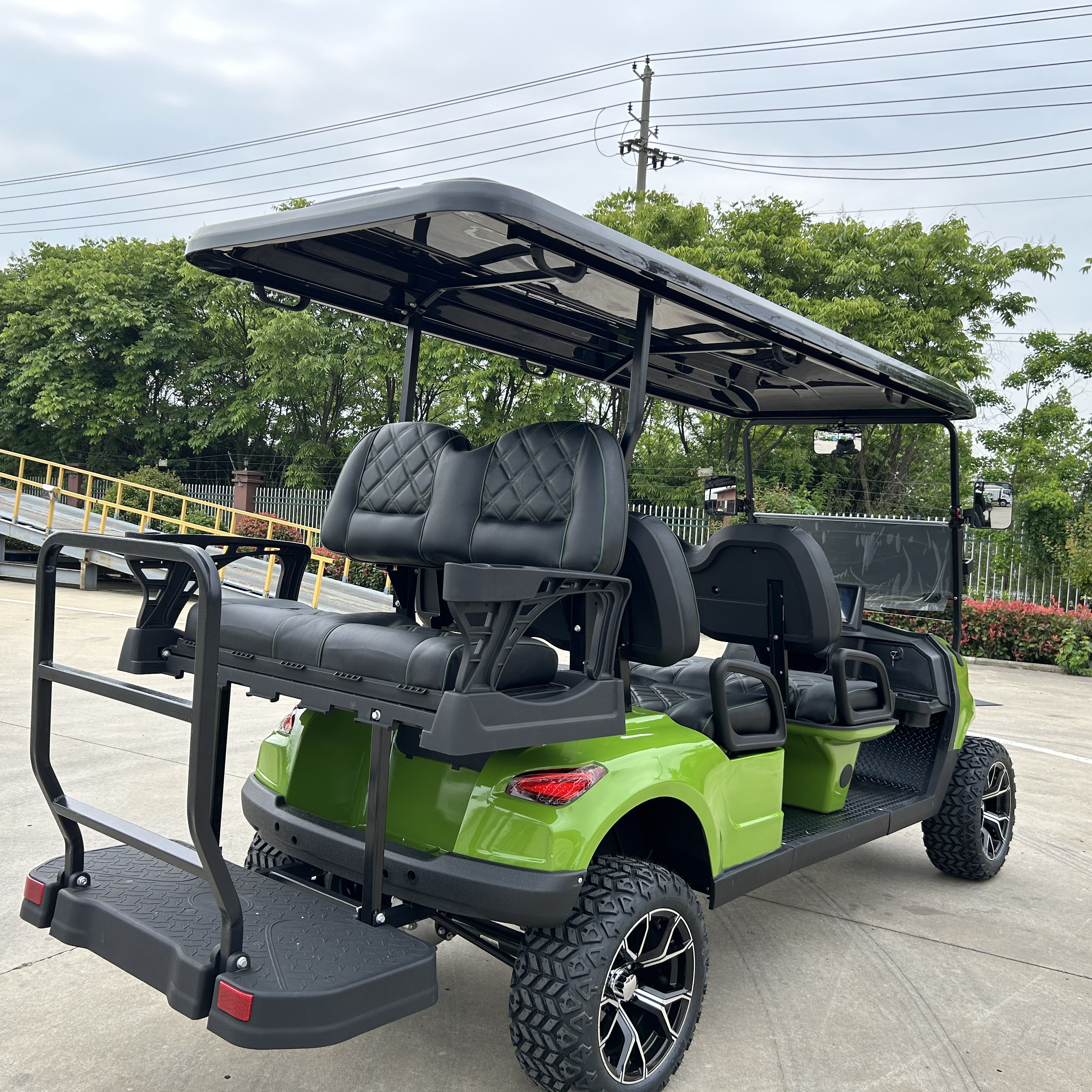 Hunting Golf Carts Electric Battery 48v New Off Road Golf Carts Electric 6 Seater