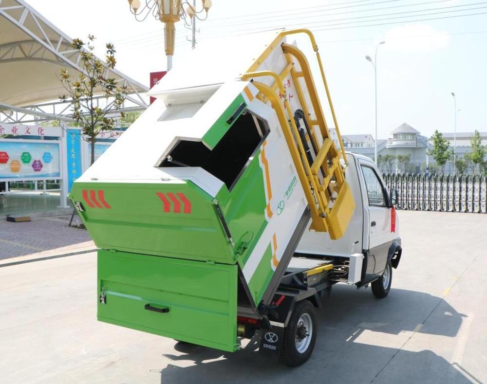 Electric garbage truck/campus mini trucks dumper at low speed/environmental economy dump truck