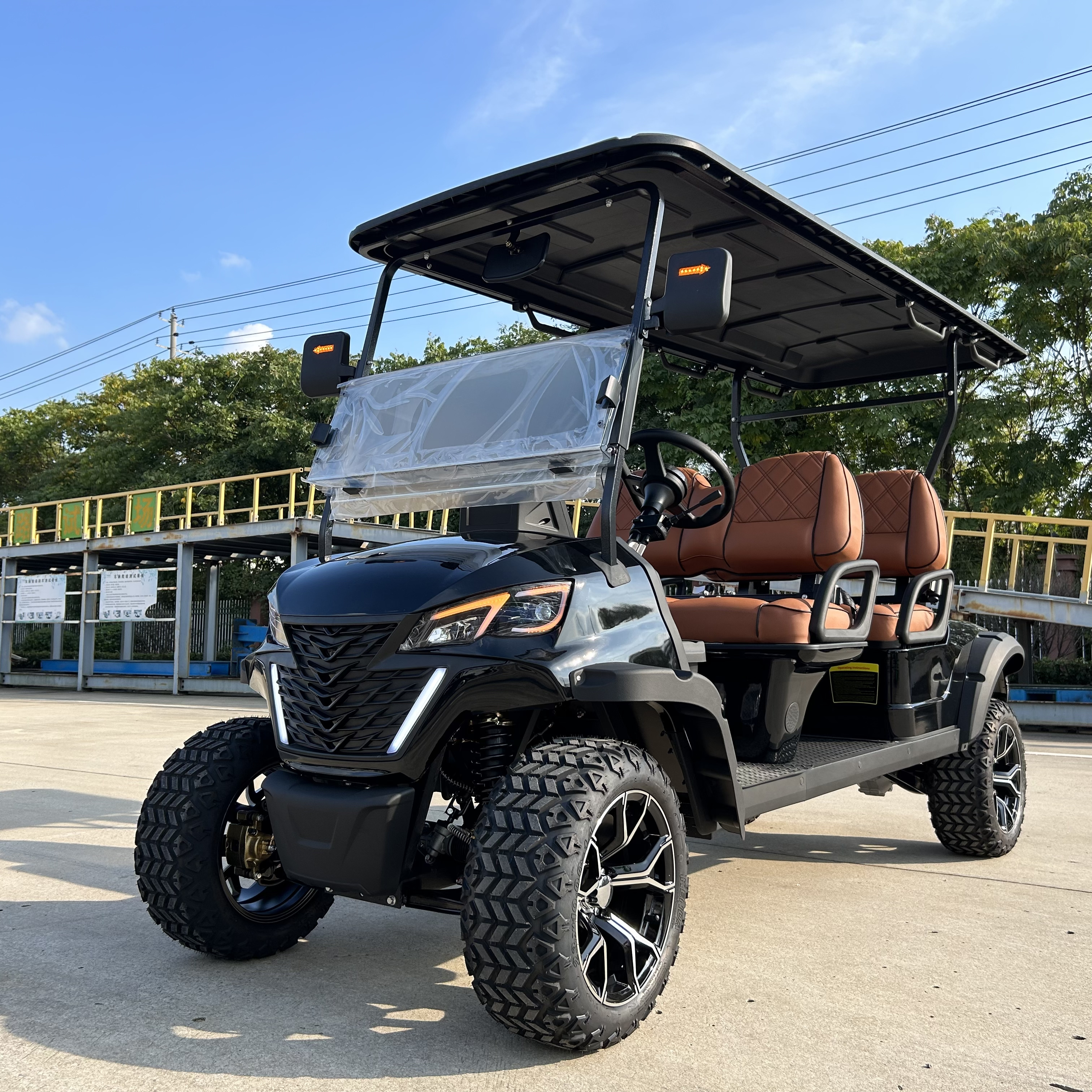 HUAXIN Golf Carts Manufacturers Utility Lithium Battery Golf Cart Trailers