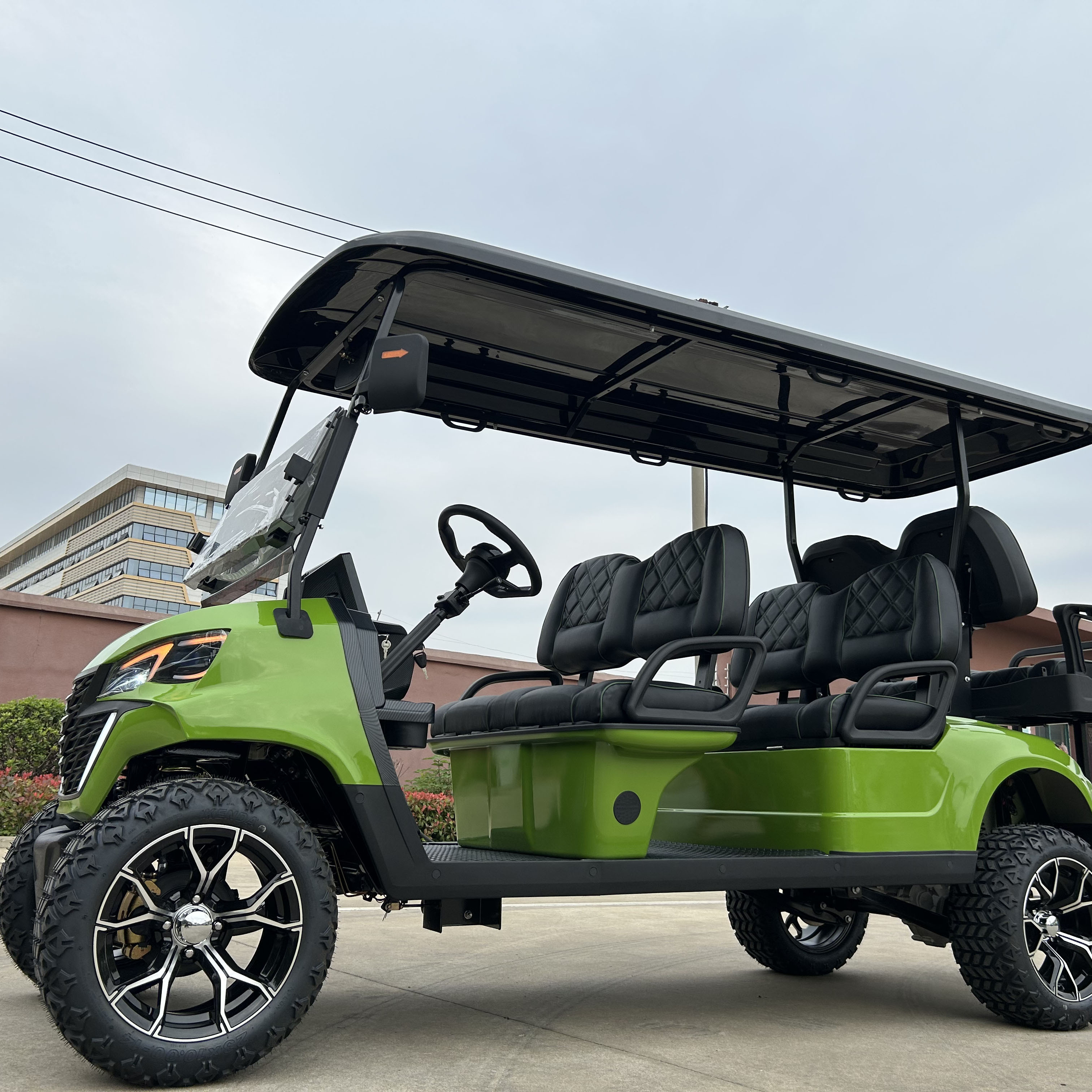 Hunting Golf Carts Electric Battery 48v New Off Road Golf Carts Electric 6 Seater