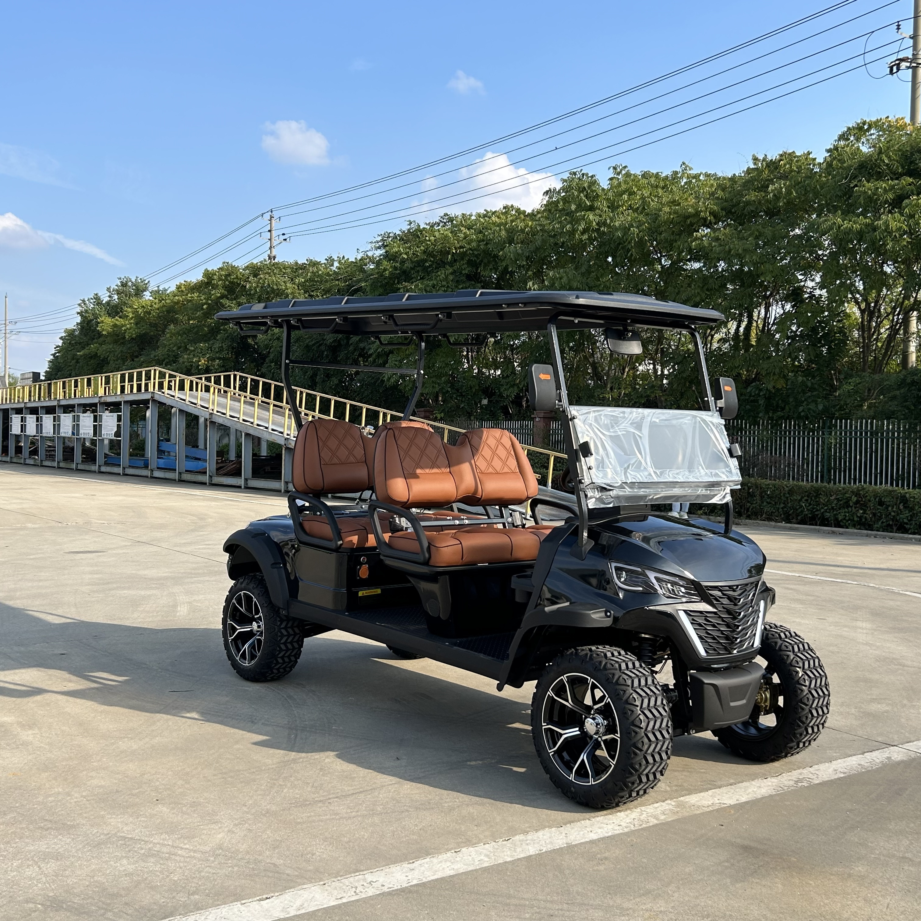 Manufacturers Utility 6 Seat Mini Golf Cart 4 Wheel Drive Electric 4x4 Golf Cart