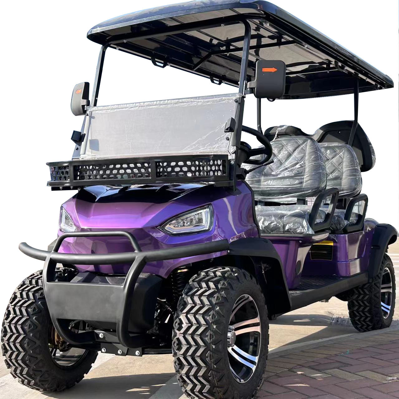 HUAXIN Golf Carts Off Road Street Legal 48v 72v Lithium Battery Karts Car Buggy 4 6 Seater Electric Golf Cart