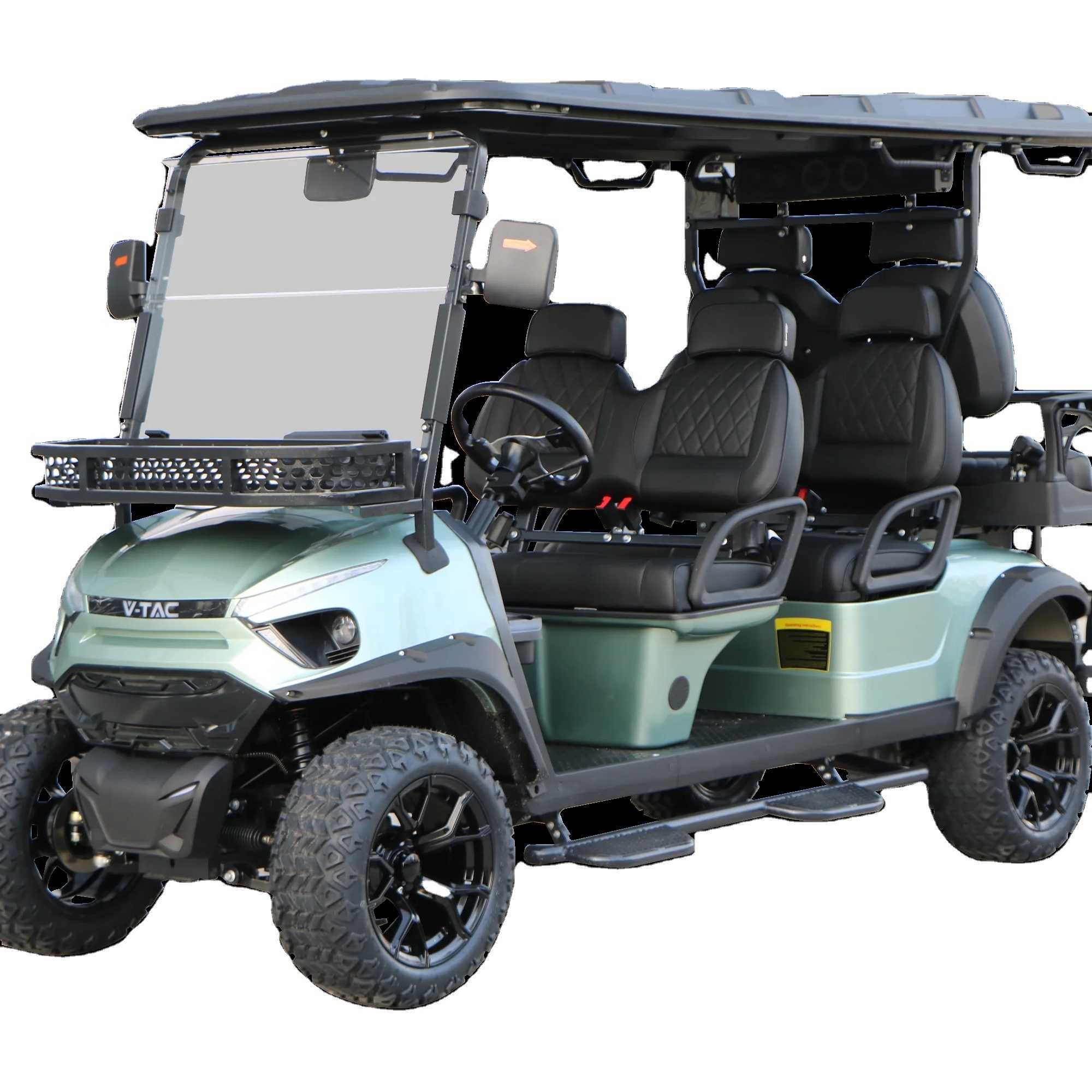 Customized Luxury Zone Off Road Golf Carts Electric Lithium Ac Motor Sightseeing Bus