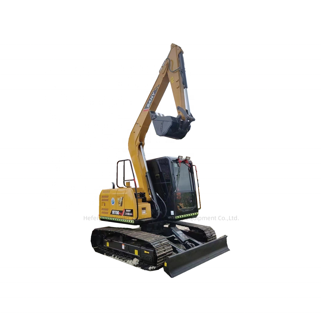 90% New Good Condition Popular 7.5T Mini Duty Digger Sany SY75c Used Crawler Used Mini Excavator