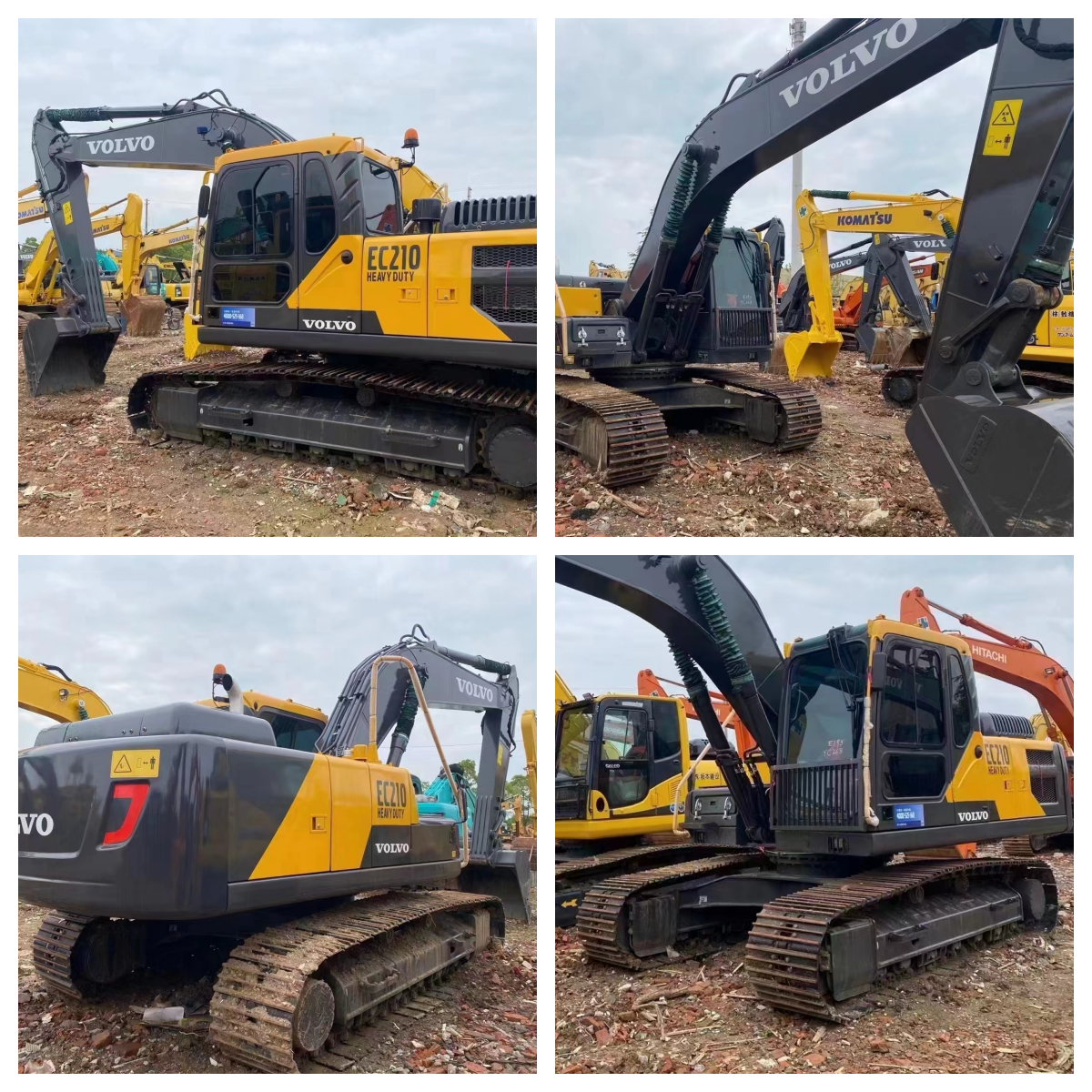 90% New Used Engineering Construction Machine Cheap Price Second Hand Excavator Volvo EC210 Used Excavator Used Cra