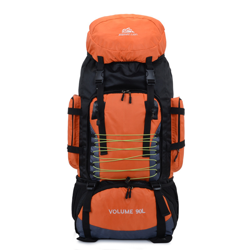 Custom Trekking Camping Bag 90 L Waterproof Durable Outdoor Climbing Bag Hiking Backpack