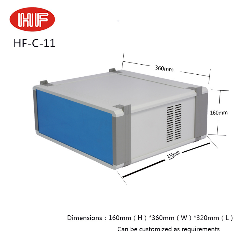 Custom desktop aluminum sheet metal control box for lithium battery