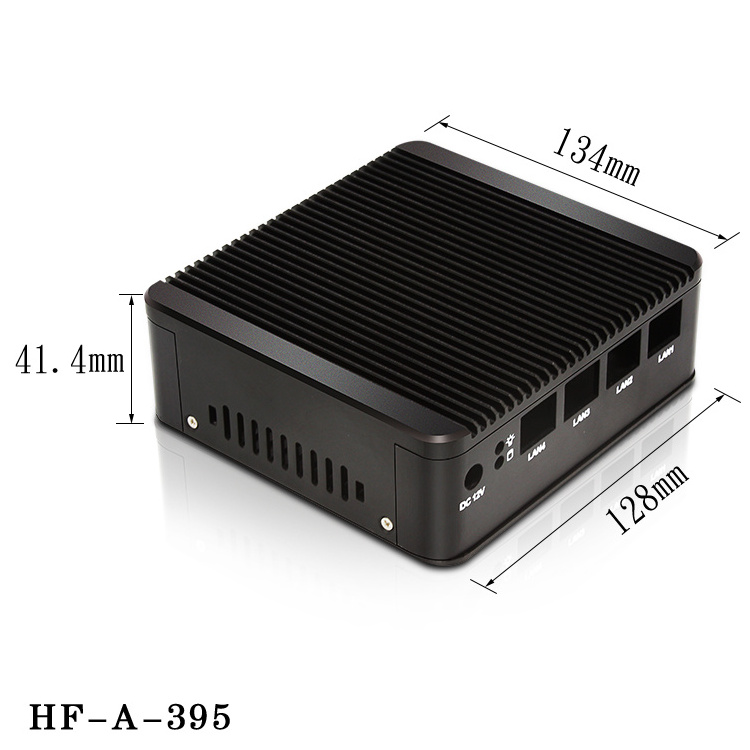 Fabrication Aluminium Extrusion Electronic Enclosure TV Set Top Box Housing Custom Industrial Mini PC Aluminum Case