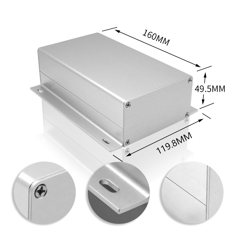 Metal Wall Mount Electrical Power Contactor Boxes Case Custom Aluminum Profile Electronic Contactor Modular Box Enclosure