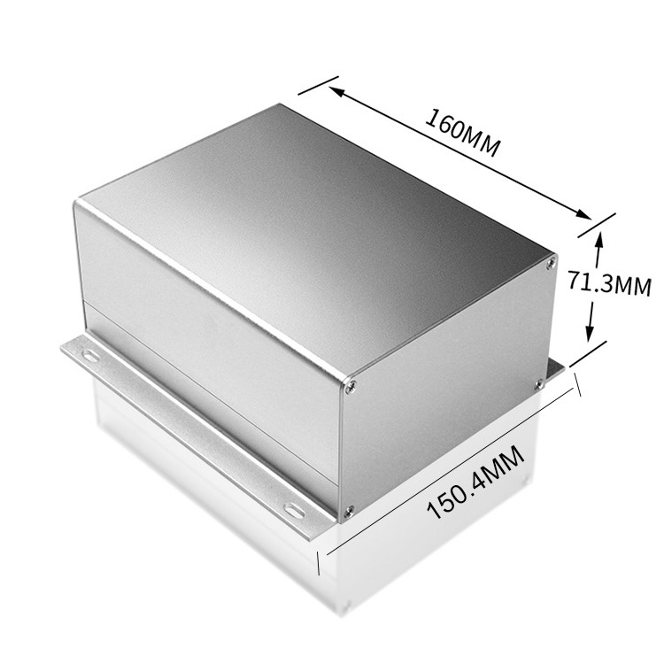 Metal Wall Mount Electrical Power Contactor Boxes Case Custom Aluminum Profile Electronic Contactor Modular Box Enclosure