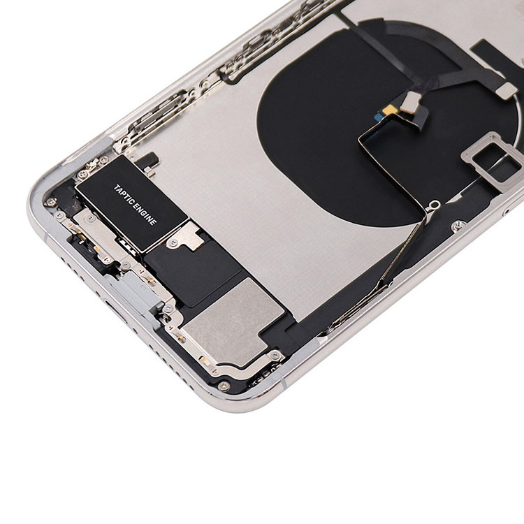 Battery Cover Door Housing with SIM Tray with Flex Cable Assembly for  iPhone X Body Full Housing Chassis Middle Frame