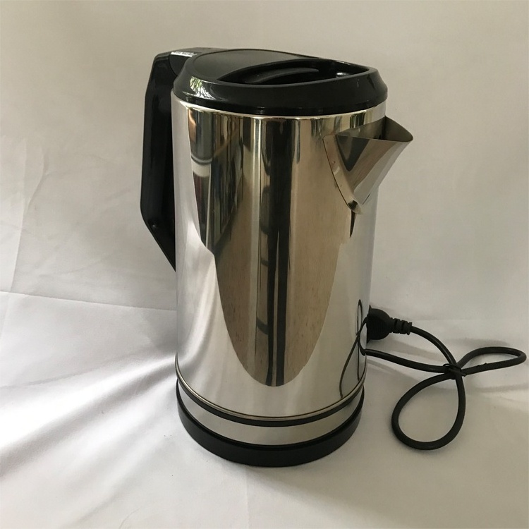 cordless electric kettle stainless steel 2.5l  fast boiler water tea pot milk heating thermostat easy clean big Kettle