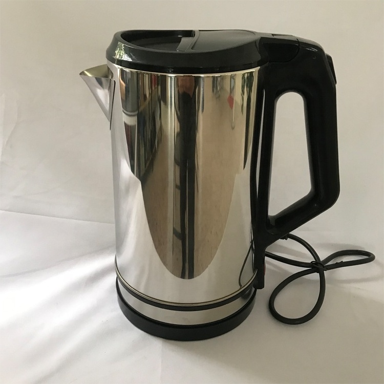 cordless electric kettle stainless steel 2.5l  fast boiler water tea pot milk heating thermostat easy clean big Kettle