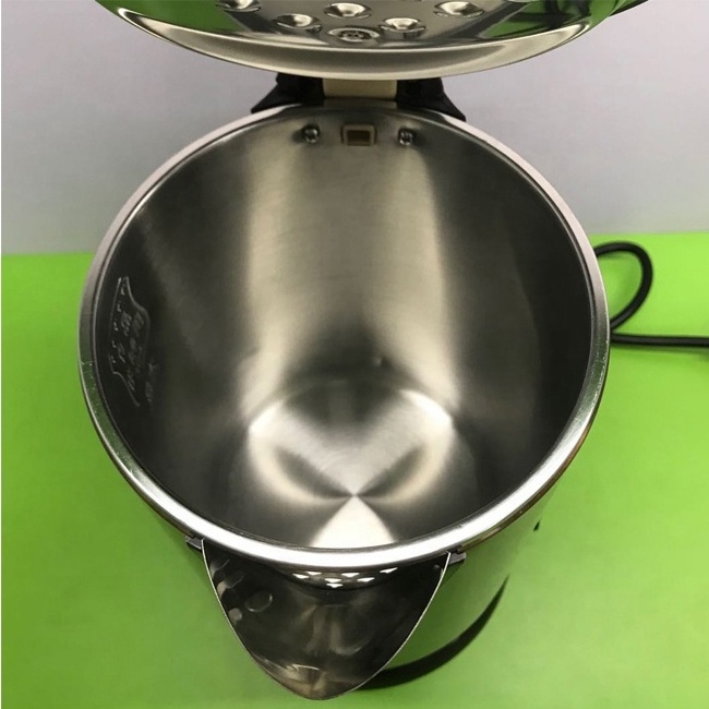 SS color steel household diamond heating electric kettle 1.8L Gold color steel Stainless Steel Water Boiler