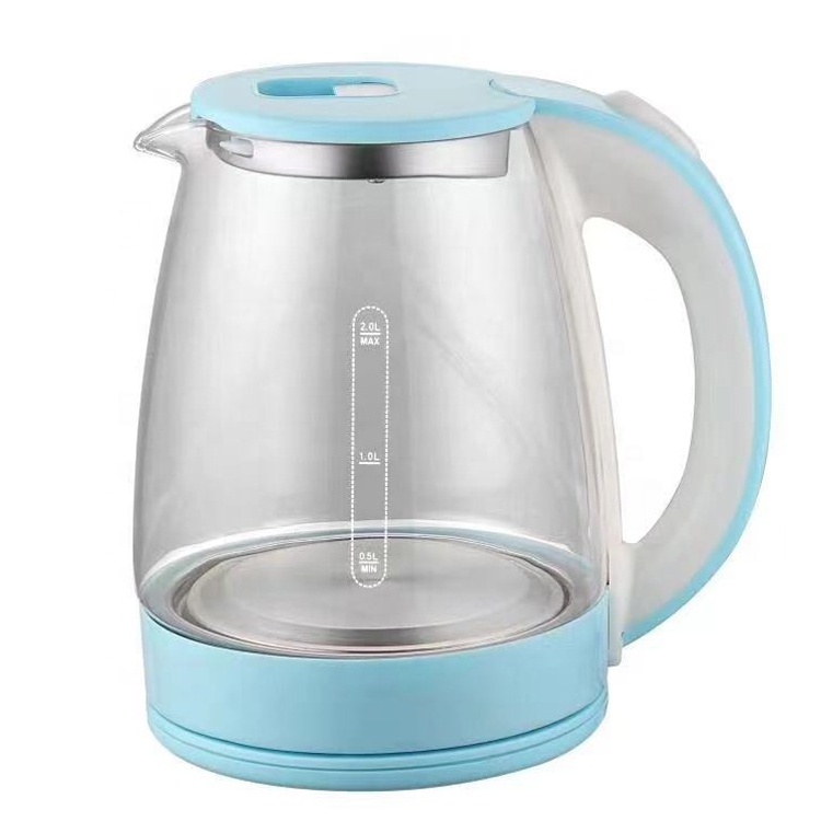 electric glass kettle/ glass tea kettle/ electric kettle glass 1.8L Auto-Shut-off Cordless Jug Electric Stainless Steel Kettle