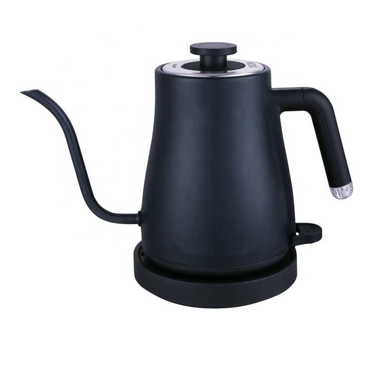 Gooseneck Electric Kettle  1.0 L Stainless Steel Electric Variable Temperature Setting Gooseneck Kettle for Pour Over Coffee