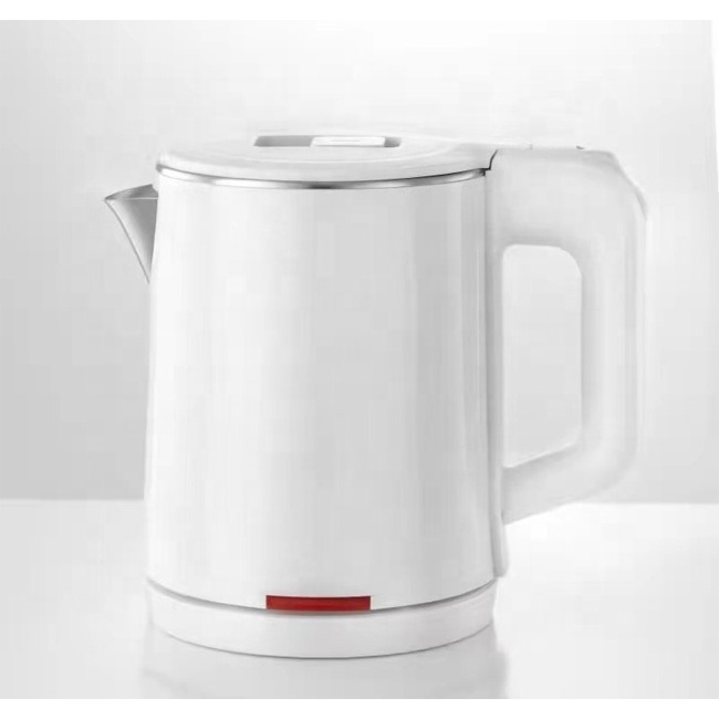 Hot sale Asia travel portable anti-scald double-layer electric kettle 0.8L