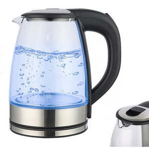 glass teapot OEM 1.7L 1.8L Cordless Kettles Electric Glass Kettle/ Electric tea kettle /glass Electric kettle for coffee 2.0L