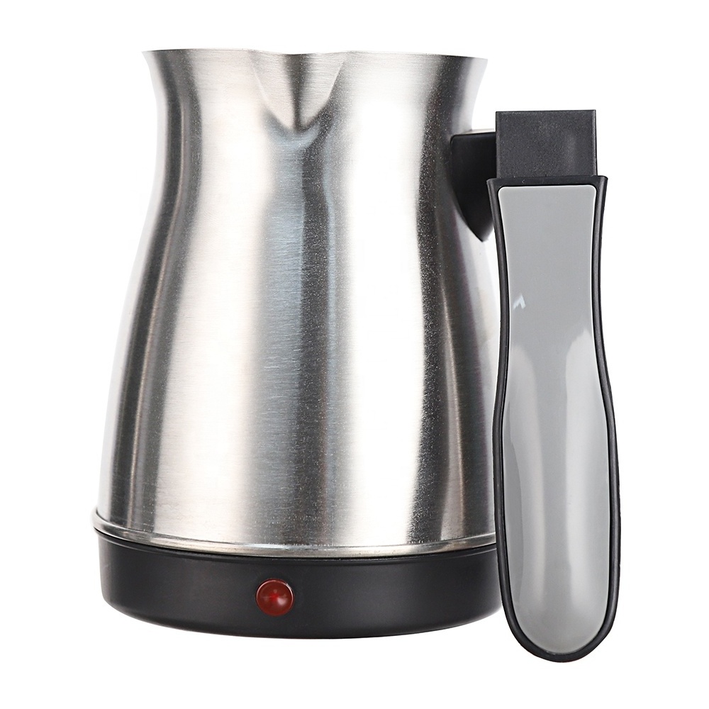 360 copper coffee pot and folding 0.5L 600W tea milk coffee electric kettle with handle portable copper coffee pot