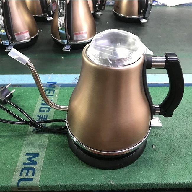 electric kettle price  Korean and Japanese hotel household gooseneck long kettle cordless 1.2L 900W 100V Water Kettles