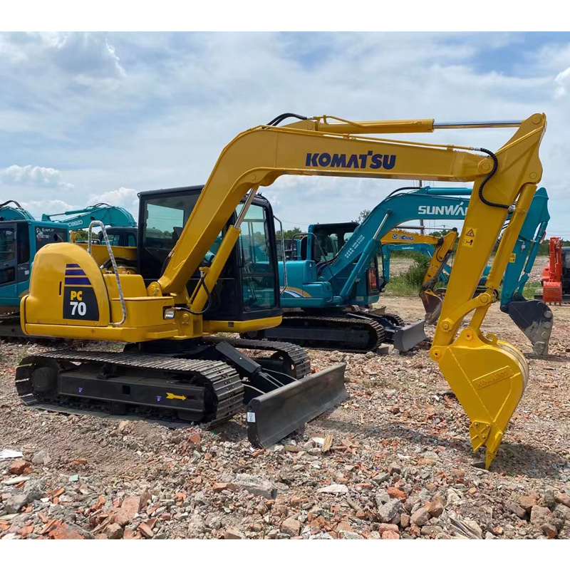 Used Komatsu PC70 Excavator 7 Ton Second Hand Mini Original Japan Digger Used Komatsu PC70-8 Excavator for Sale