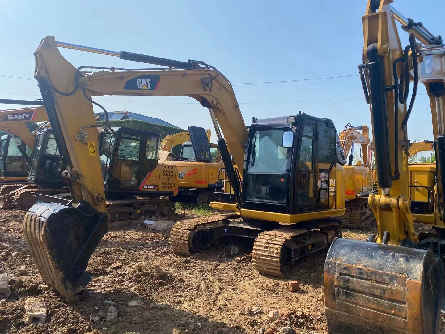 Original design good price second-hand back hoe loader Caterpillar 307 excavator used CAT excavator