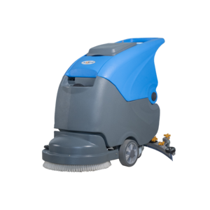 Automatic Walk-Behind Electric Floor Scrubber with 50L Water Tank Plastic Battery Operated Floor Sweeper for Hotels