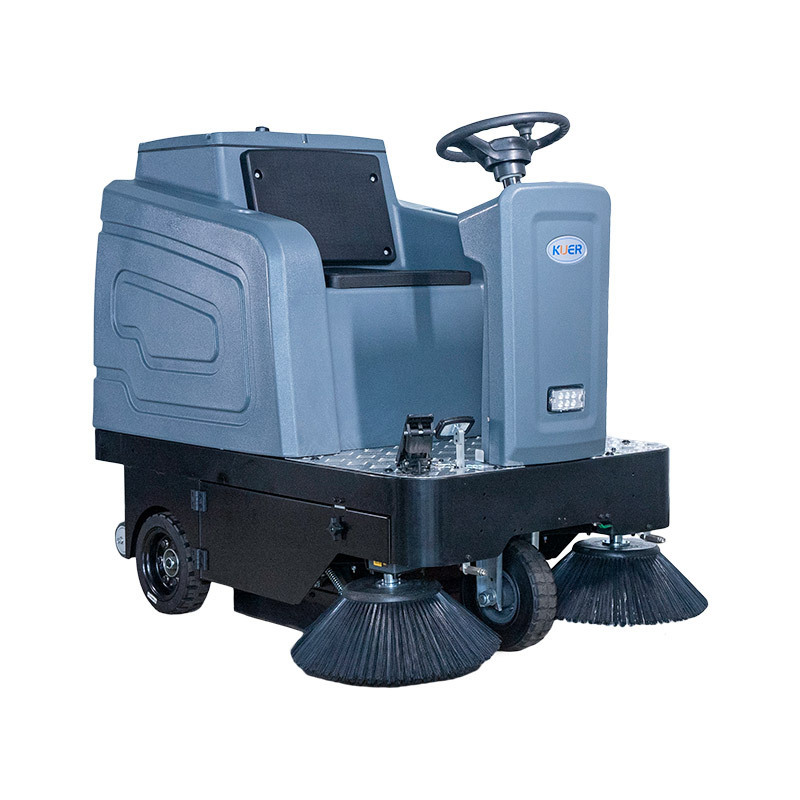 Newest Commercial Battery Powered Efficiency Ride on Electric Multi Functional Industrial Street Leaf Floor Sweeper