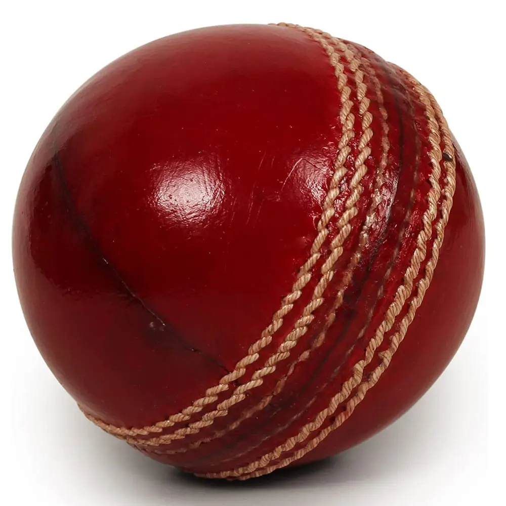 HOt sale Hand Stitch Made Leather Red 4.5 Oz indoor Cricket Balls   Ball For Adults Cricket Balls Cricket from Pakistan