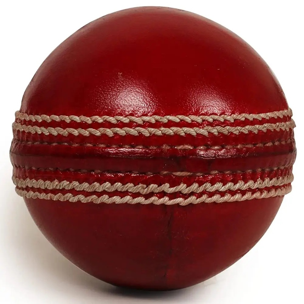 HOt sale Hand Stitch Made Leather Red 4.5 Oz indoor Cricket Balls   Ball For Adults Cricket Balls Cricket from Pakistan