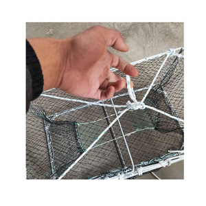 2023 Hot Selling Commercial Fishing Trap Foldable King Crab Trap Welding Process Crab Pot Trap