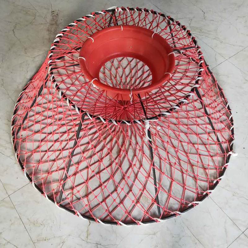 China Factory Welding Heavy Duty Crab Cages Deep Sea Fishing trap King Crab pot